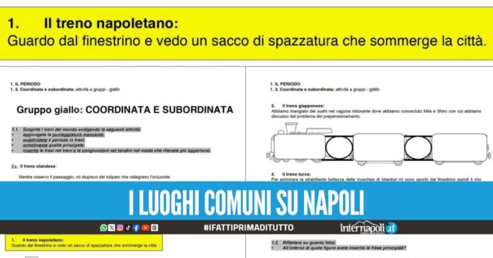 Napoli insultata nel test di italiano in una scuola ''Sommersa dalla spazzatura''