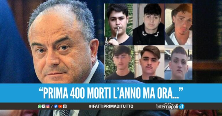 Napoli, l'allarme del Procuratore Gratteri Troppi giovanissimi uccisi, bisogna fare qualcosa