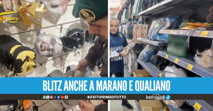 Operazione carnevale sicuro, sequestrati un milione di articoli tra Napoli e provincia
