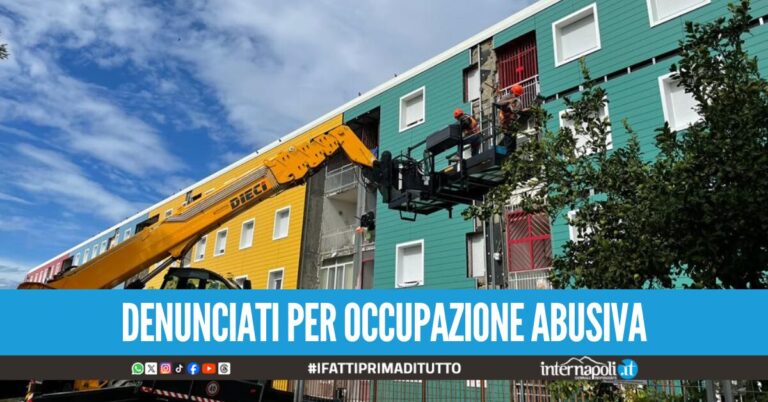 Palazzine di Casacelle a Giugliano, disposto lo sgombero per gli occupanti abusivi