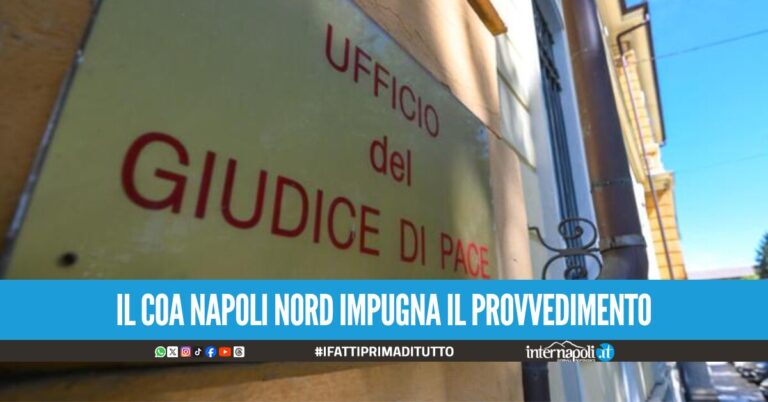 Personale amministrativo assente, chiude l'ufficio del giudice di pace di Napoli Nord