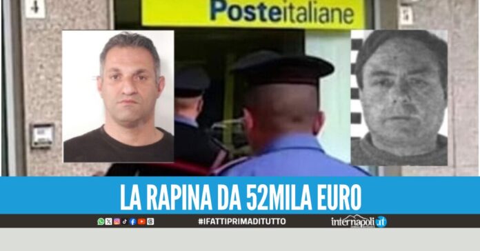 Rapina da 52mila euro all’ufficio postale della banda di Giugliano, un assolto e due condannati