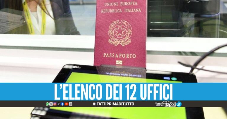 Richieste del passaporto, attivo il servizio negli uffici postali di Napoli