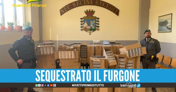 Sequestro da 1.2 tonnellate di sigarette di contrabbando arrestato un 51enne a Napoli