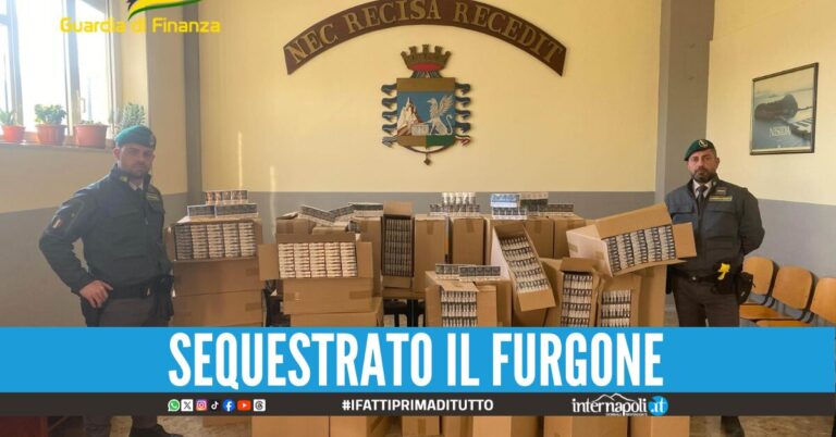 Sequestro da 1.2 tonnellate di sigarette di contrabbando arrestato un 51enne a Napoli