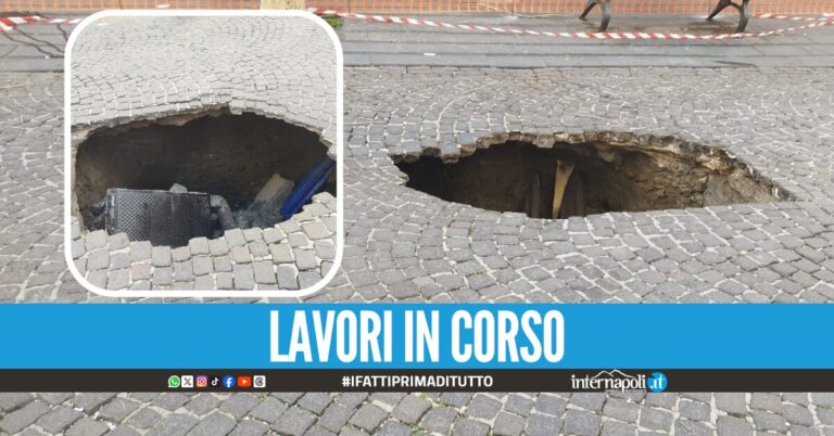 Voragine a Via Scarlatti, un condominio resta senz'acqua: tecnici sul posto