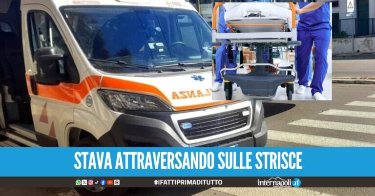 anziana via medina investita