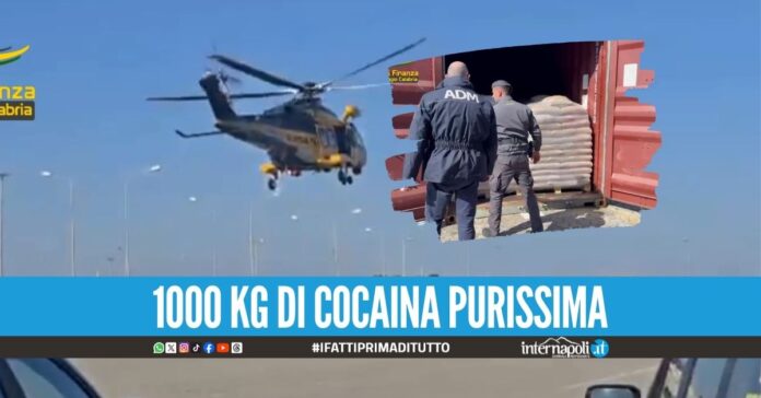 Sequestrati 187 milioni di euro di cocaina al porto di Gioia Tauro