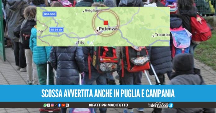 terremoto basilicata potenza scuole uffici