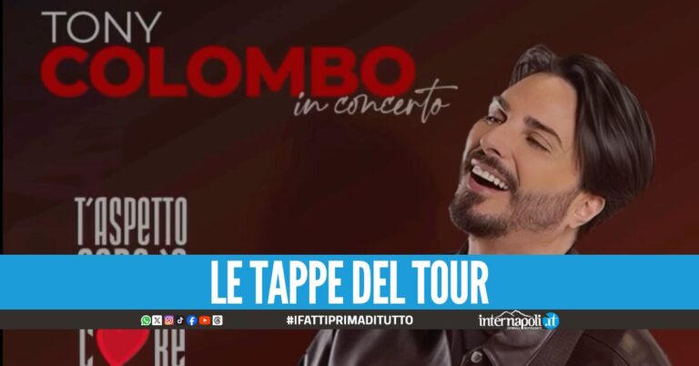 A Napoli ci sarà un grande concerto l'annuncio di Tony Colombo sul tour