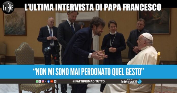 C'è qualcosa che non ti perdoni?, a Le Iene l'ultima intervista a Papa Francesco