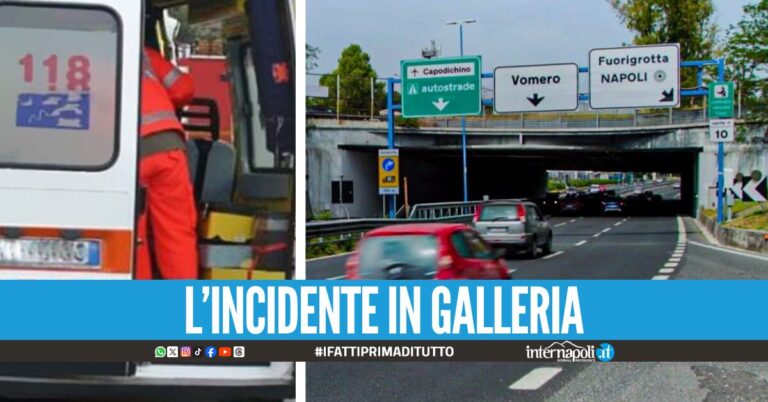 Auto si ribalta in Tangenziale a Napoli, giovane trasportata in ospedale