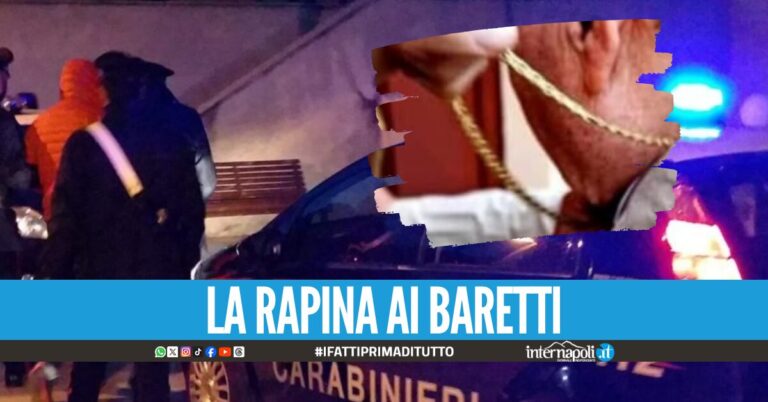 Aversa, evade dai domiciliari e scippa una collanina d'oro a un giovane in via Seggio