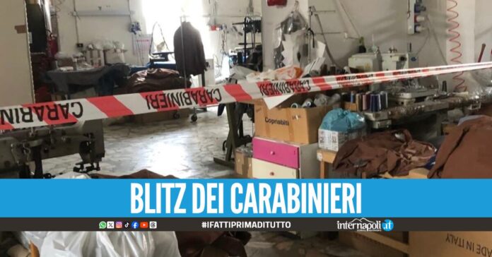Azienda tessile illegale scoperta a Sant'Antimo, scatta il sequestro