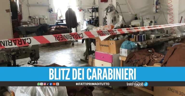 Azienda tessile illegale scoperta a Sant'Antimo, scatta il sequestro