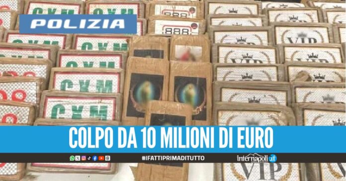 Cocaina dei Vip in viaggio verso Napoli, sequestro da 70 kg
