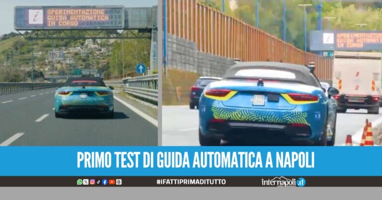 A Napoli per la prima volta una Maserati a guida automatica, tra Vomero a Fuorigrotta