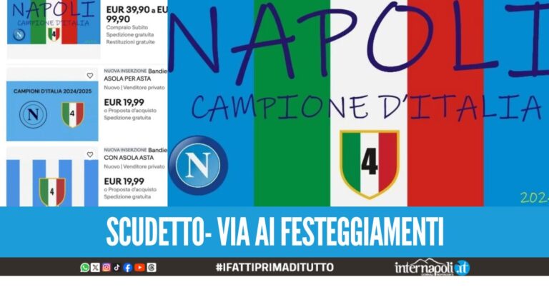 Napoli dà un calcio alla scaramanzia, iniziano in città i preparativi per il quarto Scudetto