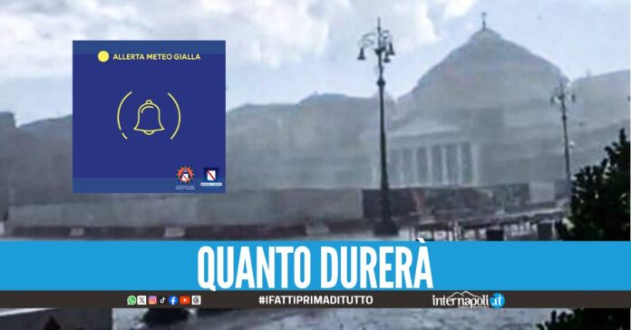 Le raffiche di vento cedono il passo ai temporali, emanata nuova allerta meteo in Campania