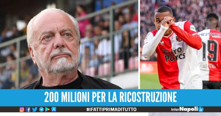 De Laurentiis vuole accontentare il mister: pronti 200 mln per un mercato da big