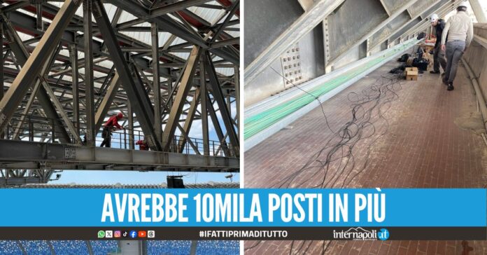 maradona terzo anello restyling napoli