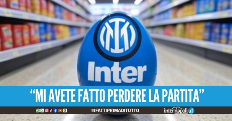 Ruba un gadget dall'uovo di Pasqua nerazzurro prima di vedere la partita, arrestato tifoso interista