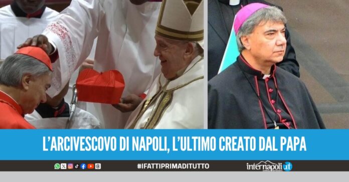 L'Arcivescovo di Napoli, Domenico Battaglia è stato l'ultimo cardinale creato da Papa Francesco