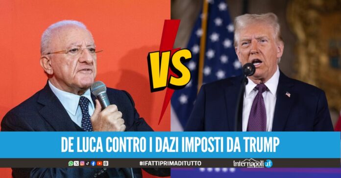 De Luca e Coldiretti Salerno contro Trump: 