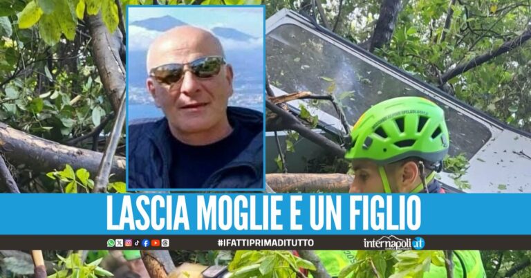 Tragedia del Faito, i colleghi Eav piangono Carmine Parlato: "Perso un fratello''
