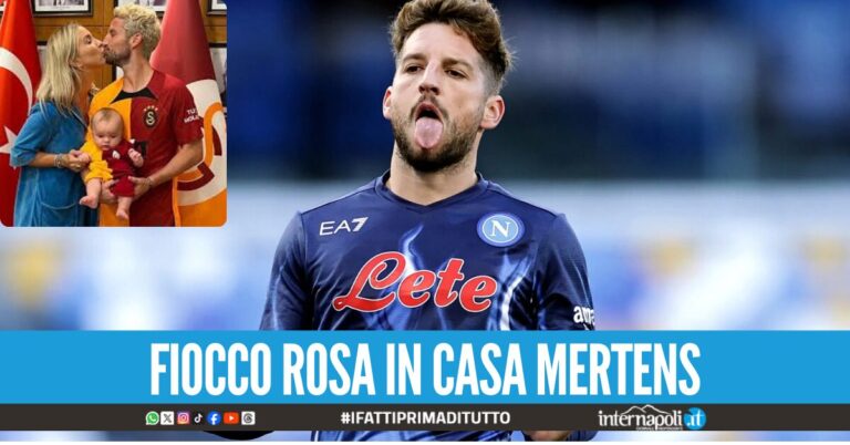 Fiocco rosa in casa Mertens