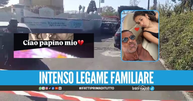 Omicidio Gargiulo, la dedica della figlia: "Ciao papino mio"
