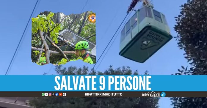 Funivia del Faito, il bilancio dei morti pubblicato dai Vigili del Fuoco