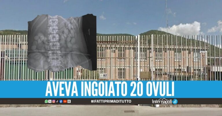 Tenta di portare 100 grammi di cocaina nel carcere di Salerno