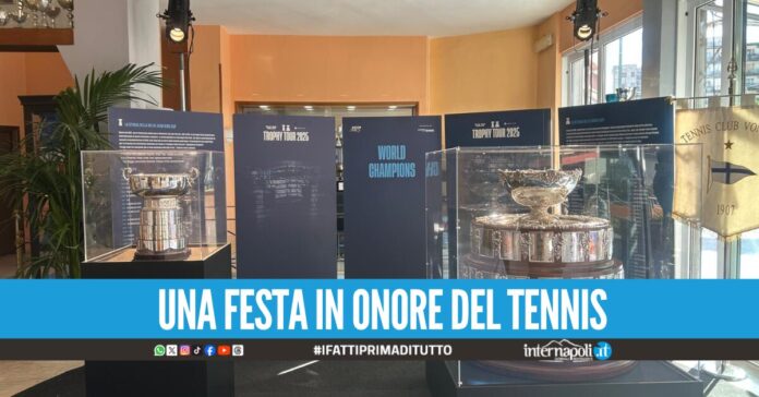 Trophy Tour: il Tennis Club Vomero di Napoli ospita la Coppa Davis e la Billie Jean King Cup