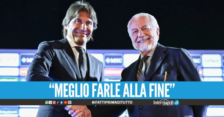 De Laurentiis risponde a Conte: "Certe valutazioni possono creare disagio"