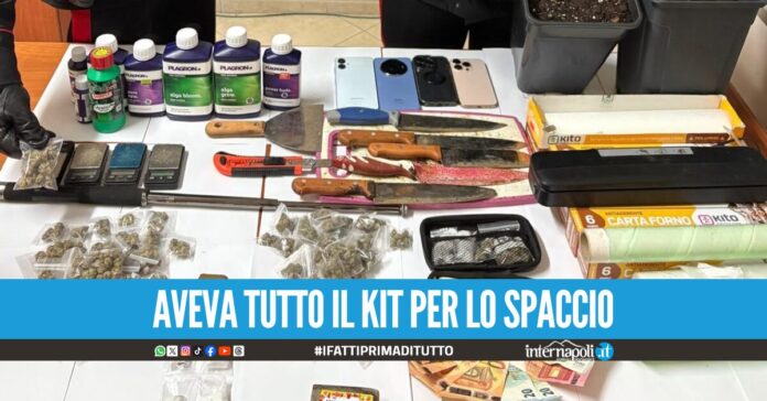 Droga nel centro sportivo a Teverola, 21enne incastrato dalle telecamere