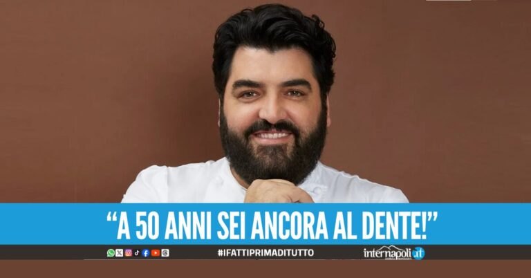 I 50 anni di Antonino Cannavacciuolo, il gigante buono della cucina italiana