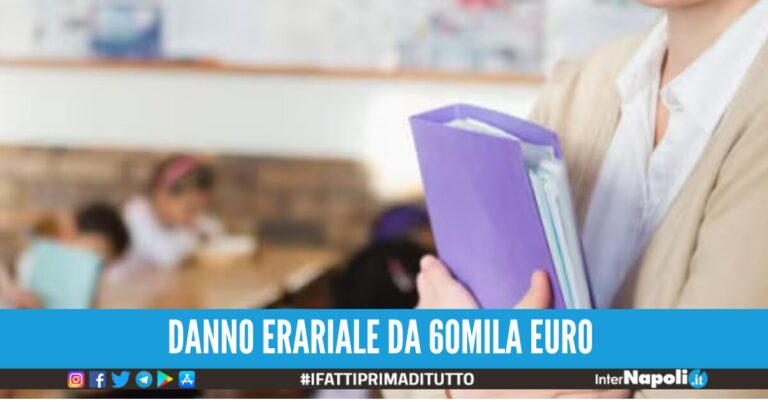 Avellino, svolgeva altro lavoro in congedo retribuito da scuola: prof nei guai