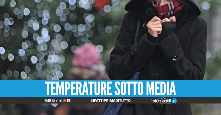 Il gelo avvolge la Campania, bel tempo ma temperature ancora in calo: le previsioni