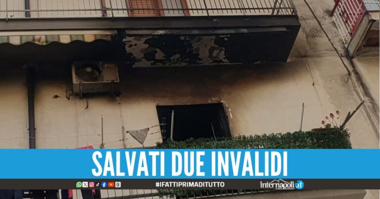 Incendio a Acerra tragedia in un appartamento, morto un uomo e donna ustionata