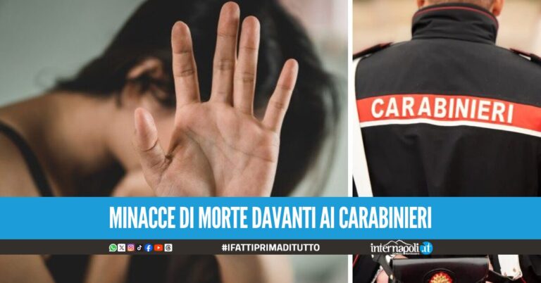 Insegue l'ex compagna e l'aggredisce anche in caserma, arrestato nel Casertano