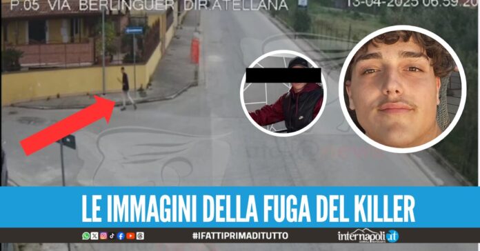 La fuga con l'arma in mano, il killer di Davide Carbisiero ripreso dalle telecamere dopo l'omicidio