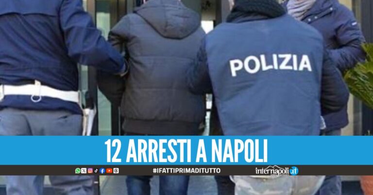 Maxi blitz anticamorra all’alba, dodici arresti a Pianura: sgominati due clan