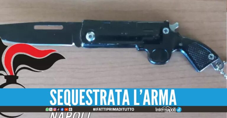 Minaccia un giovane con un coltello denunciato un 21enne a Portici