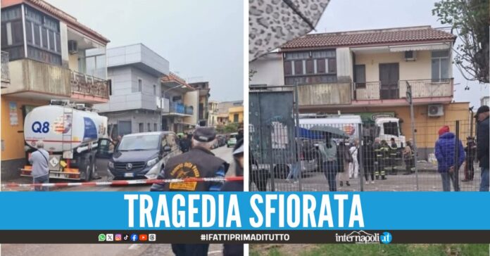 Muore mentre guida l'autocisterna di benzina incidente stradale a Volla