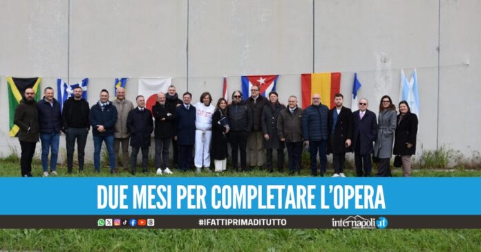 Murale da record al via i lavori nella carcere di Santa Maria Capua Vetere