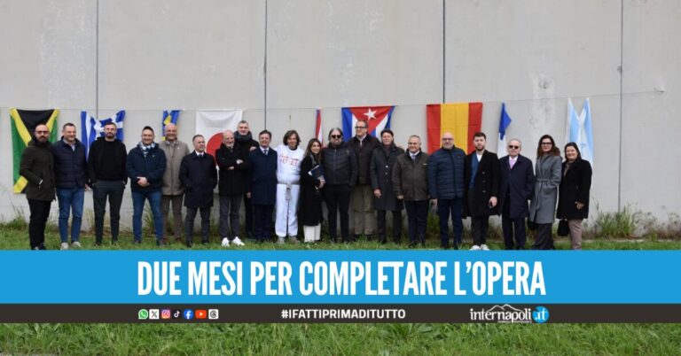 Murale da record al via i lavori nella carcere di Santa Maria Capua Vetere
