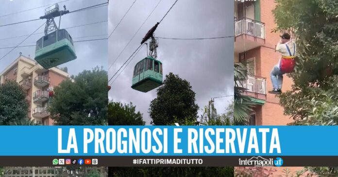 Tragedia della funivia del Faito, il quinto passeggero in rianimazione con fratture alle gambe