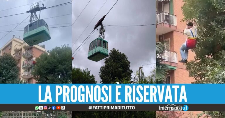 Tragedia della funivia del Faito, il quinto passeggero in rianimazione con fratture alle gambe