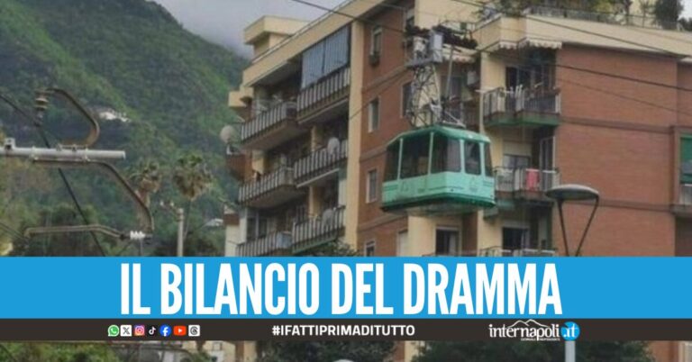 Crollo della funivia del Faito, le altre vittime sono tre turisti stranieri